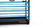 Panier vélo made in France Fil Safe 1 bleu de Bags et Bike personnalisable
