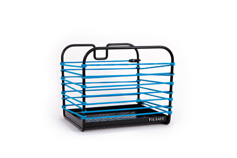 Panier vélo made in France Fil Safe 1 bleu de Bags et Bike personnalisable