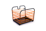 Panier vélo made in France Fil Safe 1 orange fluo de Bags et Bike personnalisable