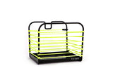 Panier vélo made in France Fil Safe 1 jaune fluo de Bags et Bike personnalisable