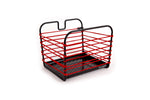 Panier vélo made in France Fil Safe 1 rouge de Bags et Bike personnalisable