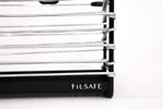 Panier vélo made in France Fil Safe 1 argenté scintillant de Bags et Bike personnalisable