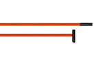 Sandow orange fluo adapté au Fil Safe 2 de Bags and Bike. Tendeur élastique ultrarésistant fabriqué en France, 205cm.