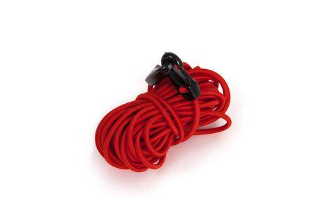 Sandow rouge adapté au Fil Safe 1 de Bags and Bike. Tendeur élastique ultrarésistant fabriqué en France, 805cm. 